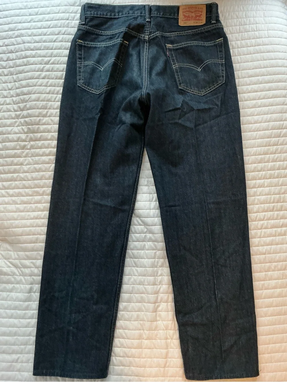 Levi's Men's Dark Blue Relaxed Straight Jeans (3)